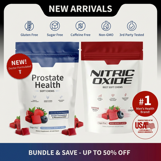 Men's Health Soft Chews - Boost Energy, Blood Flow & Vitality