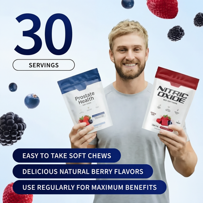 Men's Health Soft Chews - Boost Energy, Blood Flow & Vitality