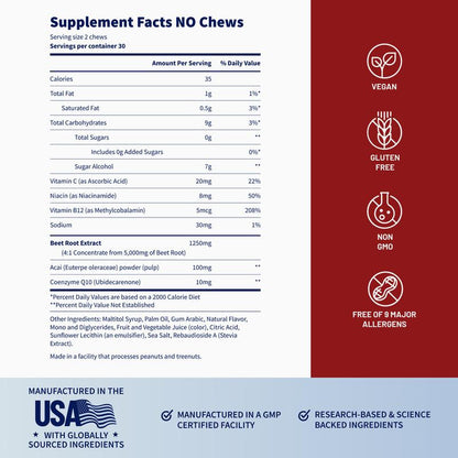 Men's Health Soft Chews - Boost Energy, Blood Flow & Vitality